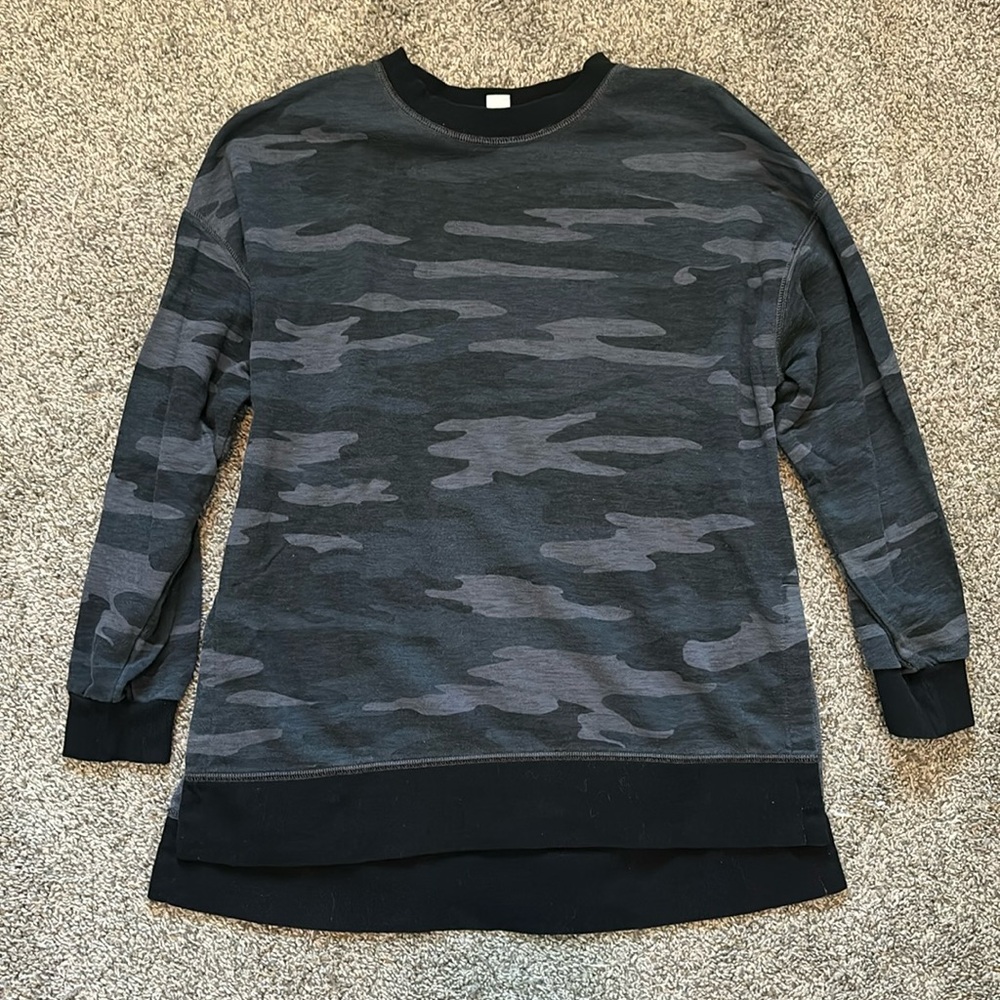 Grey Camo Sweatshirt